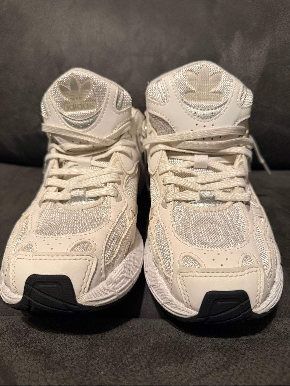 adidas White and Black Women's Athletic Sneakers